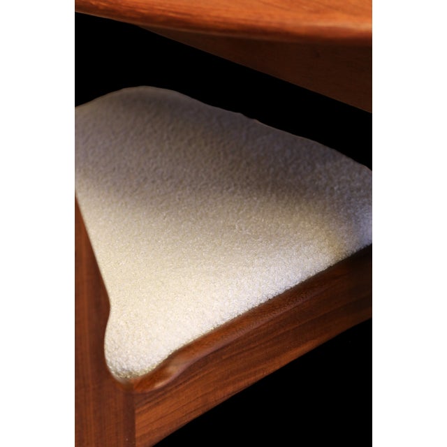 Model 89 Chair in Teak and Bouclé by Erik Buch, 1960s For Sale - Image 11 of 18