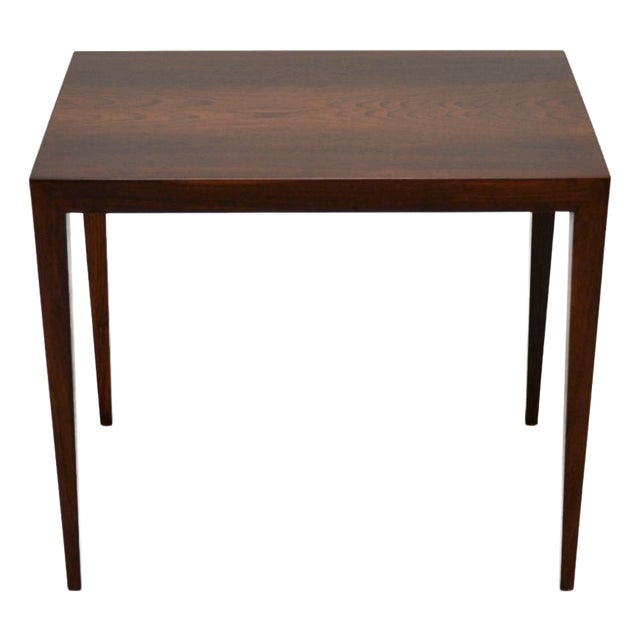 Vintage Danish Side Table by Severin Hansen for Haslev Møbelsnedkeri, 1960 For Sale