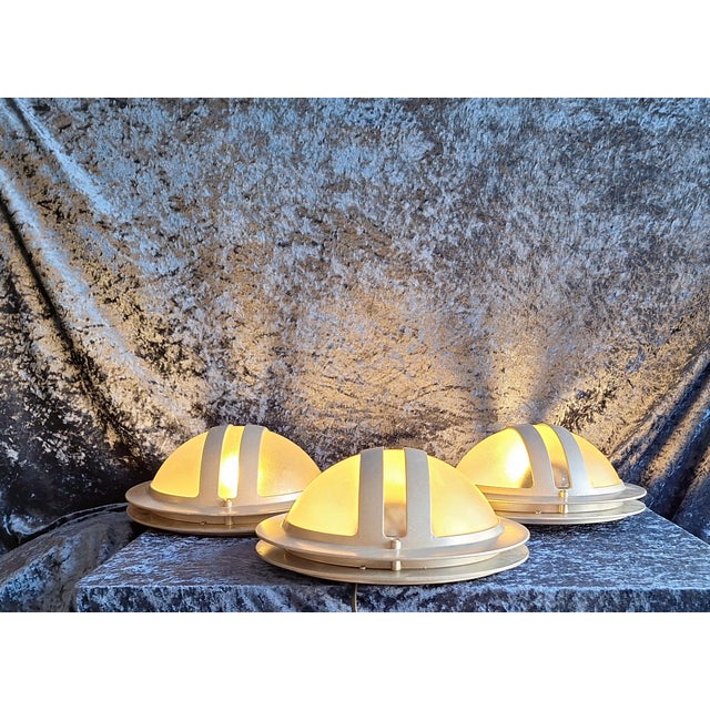 Vintage Italian Wall Lamps, 2000s, Set of 3 For Sale - Image 6 of 9
