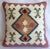 Hand Woven Silk Pillow Cover Traditional Turkish Kilim Pattern Throw Pillow - 16″ X 16″ For Sale - Image 6 of 6