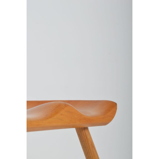 Mid-Century Modern Danish Tripod Stool, 1950s For Sale - Image 3 of 10