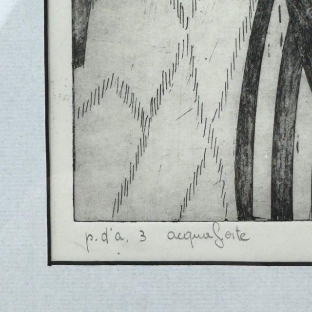 The original etching, the author signed the work "Popy", is dated 1972. At the bottom of the sheet is the inscription...