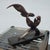 Metal Vintage Bronze Balancing Swimming Otters Statue ~ Sculpture For Sale - Image 7 of 15