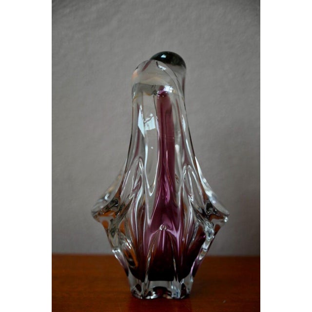 Vintage French Crystal Bowl from Bayel, 1950s For Sale - Image 4 of 9