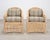 Contemporary Set of Four Ralph Lauren Style Joshua Tree Dining Armchairs For Sale - Image 3 of 18