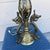 Metal Mid 20th Century Chinese Archaistic Cast Brass Dragon Table Lamp - Attributed to James Mont For Sale - Image 7 of 18