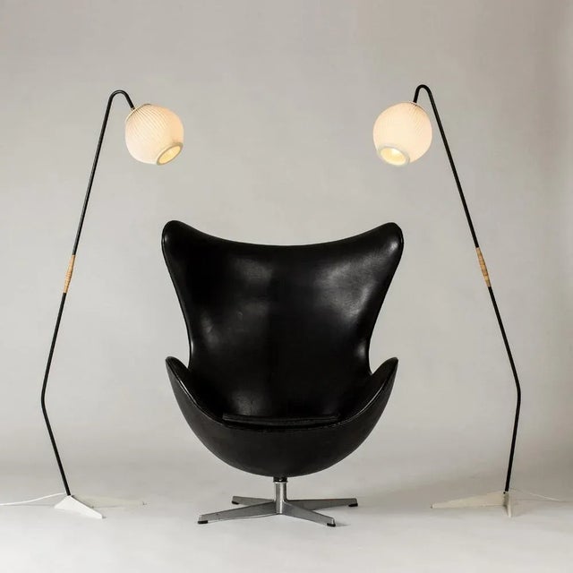 Mid-Century Floor Lamps by Svend Aage Holm Sørensen, 1950s, Set of 2 For Sale - Image 4 of 11