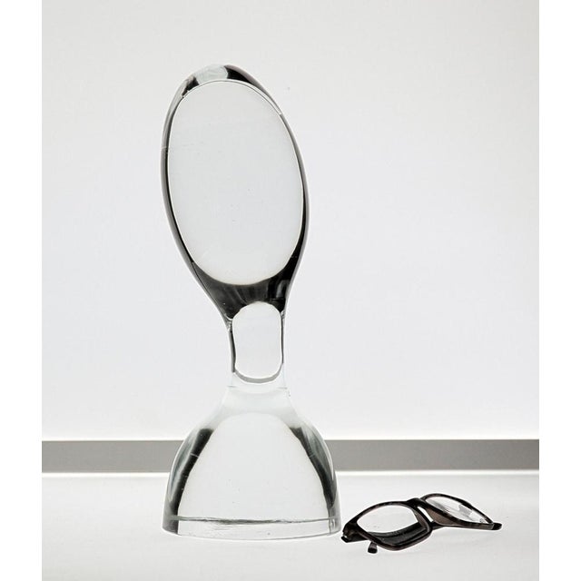 Abstract Bust Sculpture in Transparent Glass by Livio Seguso For Sale - Image 6 of 18