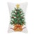 Wrapped Christmas Tree Hook Pillow 8" x 12" For Sale