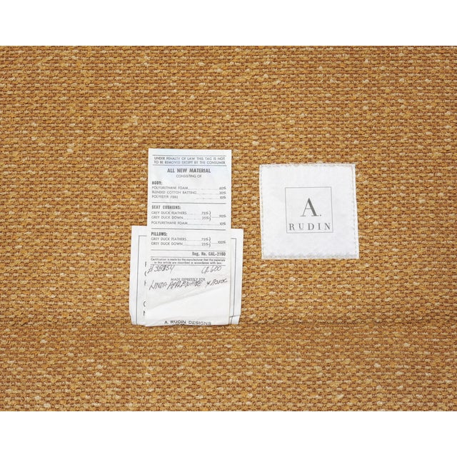 Pair of A. Rudin "No. 600.1" Hardwood Boucle Lounge Armchairs For Sale In Sacramento - Image 6 of 18