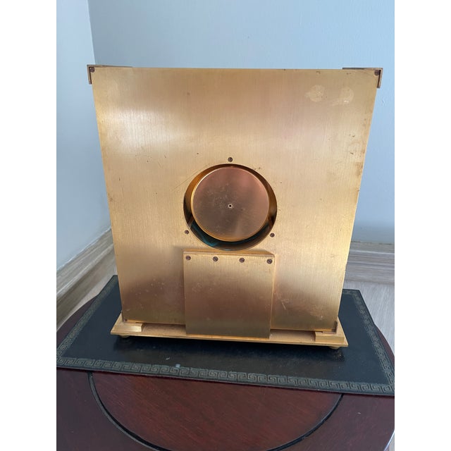 Vintage Hour Lavigne - Enameled Mantle Clock For Sale - Image 11 of 11