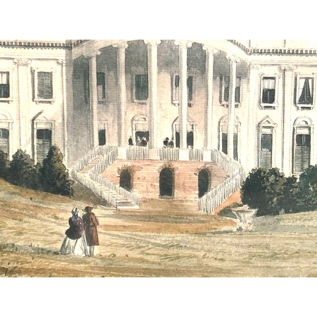 American 1979 Jimmy & Rosalynn Carter Official White House Christmas Gift Framed Print, Lefevre Cranstone For Sale - Image 3 of 9