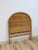 Vintage, Coastal, Boho Wicker Woven Wicker and Rattan, Twin Headboard Bed Accent For Sale - Image 13 of 14