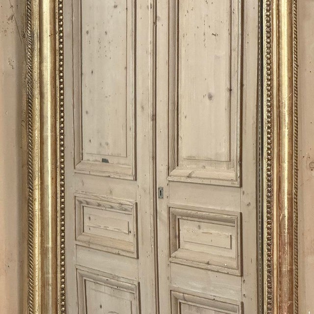 19th Century French Napoleon III Period Gilded Mirror For Sale - Image 9 of 18