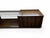 Wood Vintage Art Deco Revival Figured-Wood and Glass Storage Coffee Table For Sale - Image 7 of 12