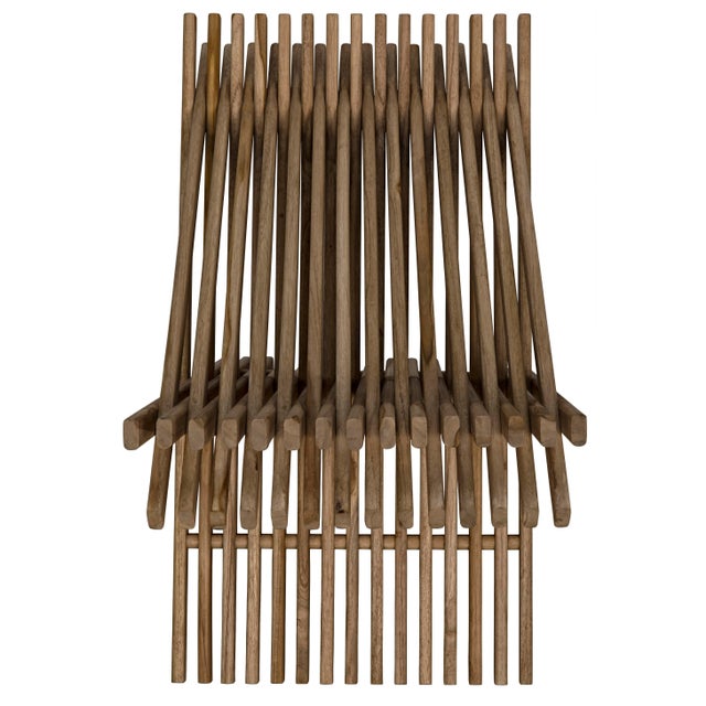 This sleek teak stool is as at home in a luxury spa, a lavish lakeside cabin, or the entryway to your family home. Seat...