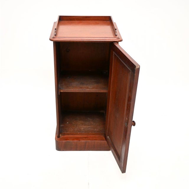 Antique Victorian Bedside Cabinet, 1860 For Sale - Image 3 of 10