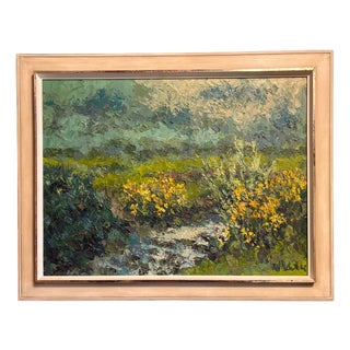 Oil Painting by Helmut Siesser, Signed, Germany, 1978 For Sale
