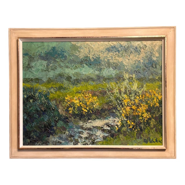 Oil Painting by Helmut Siesser, Signed, Germany, 1978 For Sale