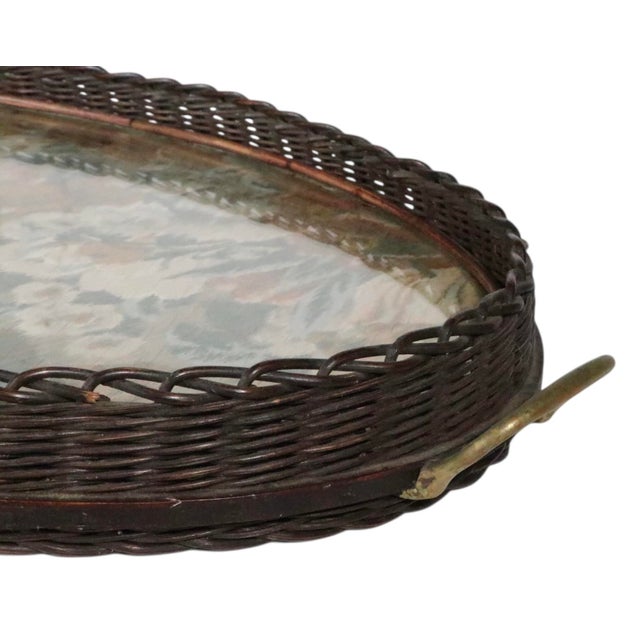 Victorian Wicker Serving Tray For Sale - Image 10 of 17