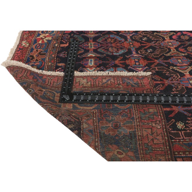 Early 20th Century Early 20th Century Antique Persian Malayer Rug, 04'02 X 06'06 For Sale - Image 5 of 9