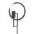 Mitzi Tory 1-Light Portable Plug In Wall Sconce, Dark Gray For Sale