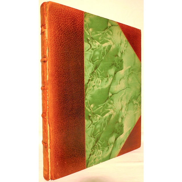 Brown Early 20th Century Decorative and Illustrated Leather Book, Guyot's Le Printemps Sur La Neige Et d'Autres Contes Du Bon Vieux Temps For Sale - Image 8 of 8