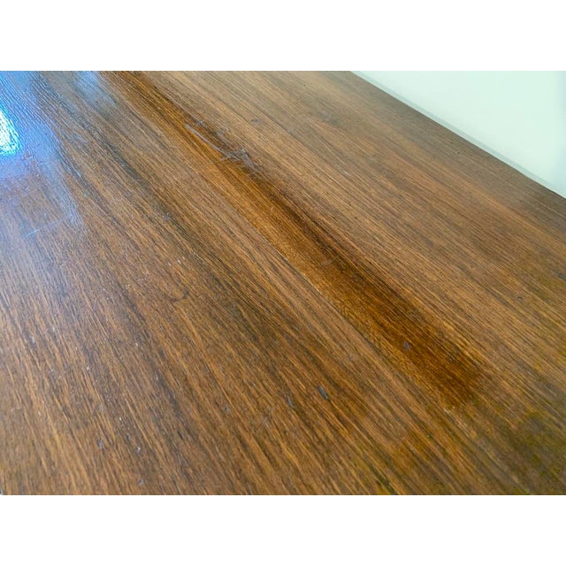 Wood Early 19th Century Antique George II Oak Sideboard Server For Sale - Image 7 of 11