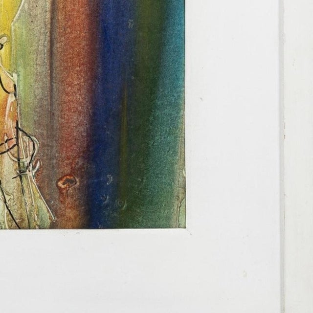 European School Artist, Female Figure, Mixed Media For Sale - Image 5 of 6
