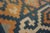 Brown 1930s Blue Orange Geometric Antique Indian Cotton Dhurrie Carpet Flatwoven Rug For Sale - Image 8 of 12