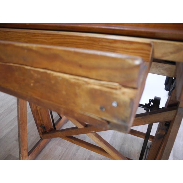 Antique Bauhaus Architect's Drawing Board from Wichmann Berlin, 1920s For Sale - Image 16 of 18