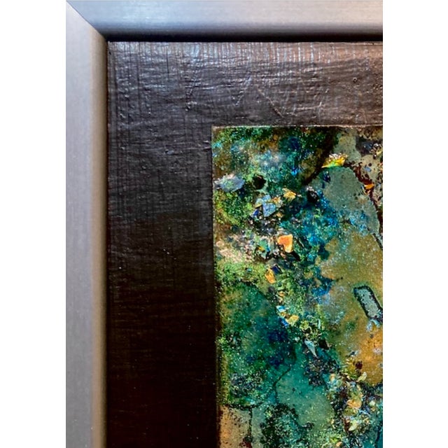 Contemporary "Garden of Luminescence" Original Painting, Framed For Sale - Image 3 of 8