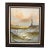 Vintage Coastal Lighthouse |Signed Oil on Canvas Seascape For Sale