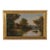 Hudson River School Oil on Canvas Painting of a River Scene 1890 For Sale