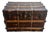 Antique C. W. Weeks Steamer Trunk With Original Key, Circa 1910 For Sale