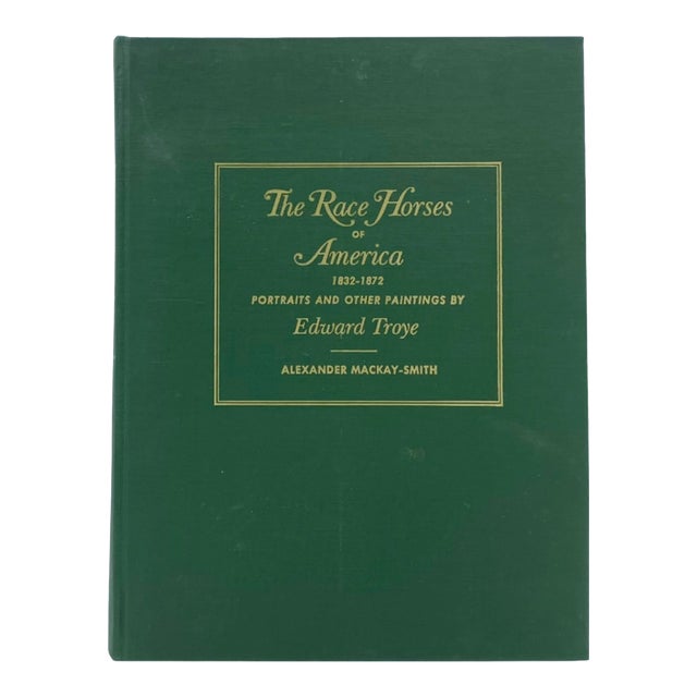 The Race Horses of America 1832-1872 by Edward Troye Book Equestrian For Sale