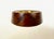 Mid-Century Modern Round Teak and Brass Pipe Ashtray, 1960s, in Very Good conditions. Designed 1960 to 1969