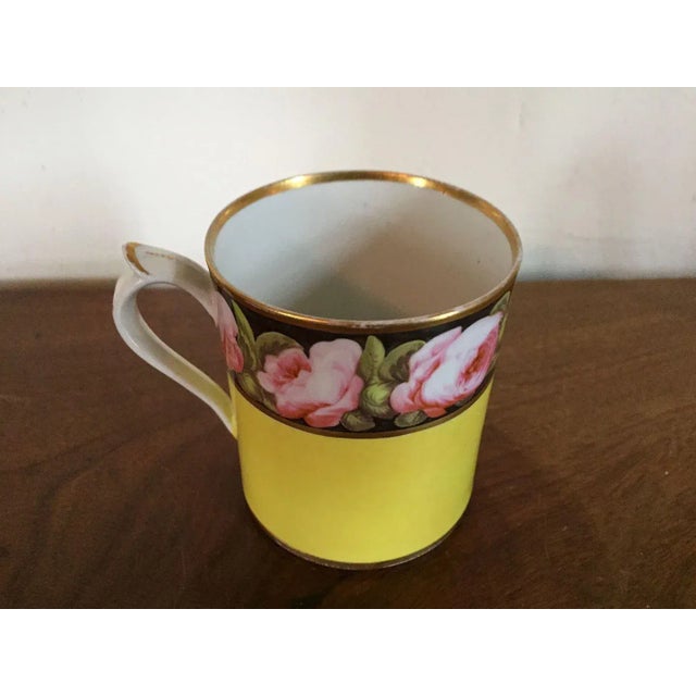 Coalport Porcelain 1805 English Georgian Coalport Porcelain Tankard Mug For Sale - Image 4 of 11