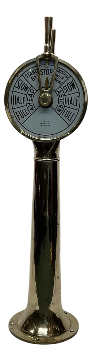 Solid Brass Ships Telegraph By Bendix