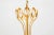 Large German Gold, Gilt Brass & Crystal Chandelier from Palwa, 1970s For Sale - Image 4 of 5