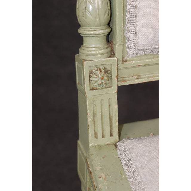 Set 18 Maison Jansen Signed Early 20th C Louis XVI Style Dining Chairs For Sale - Image 14 of 17