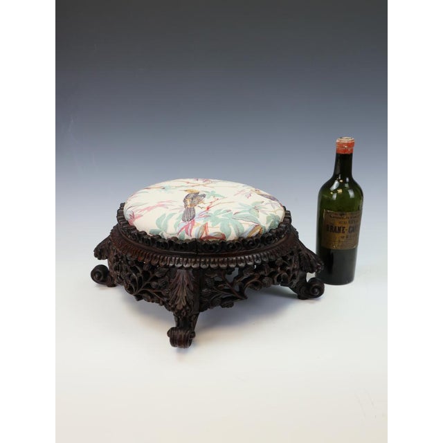 Victorian Paradise Line Stool in Bennison, 1880 For Sale - Image 18 of 18