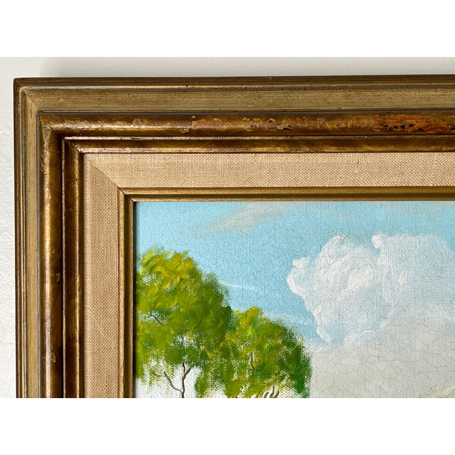 Wood 1971 South Seas Framed Oil Painting For Sale - Image 7 of 12