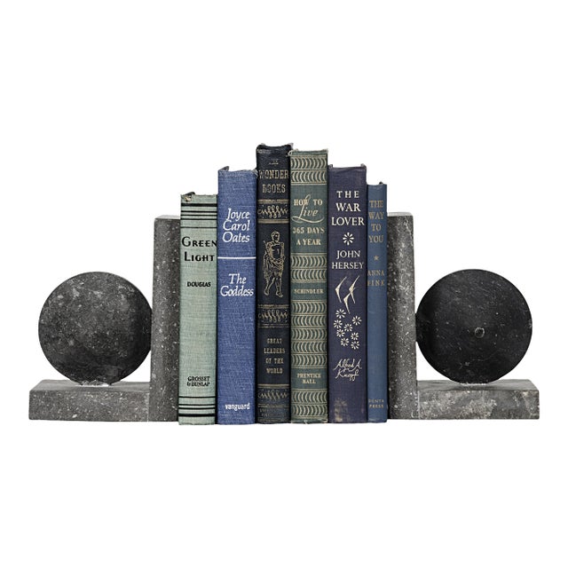 NOIR Marble Bookends For Sale