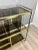 Gold Brass, Glass & Chrome Console Sideboard by Serantoni & Arcangeli, 1970s, Italy For Sale - Image 8 of 17