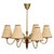 Swedish Brass Chandelier by Hans Bergström for Asea, 1940s For Sale - Image 9 of 9