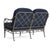 Not Yet Made - Made To Order Brown Jordan Calcutta Loveseat, Mica frame with Fusion Neptune fabric For Sale - Image 5 of 11