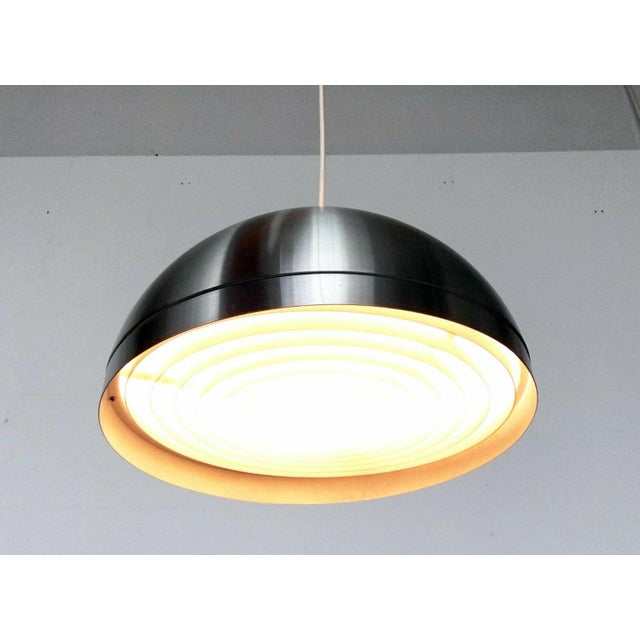 Mid-Century Space Age Danish Model P 232 L Globe Pendant Lamp by Svend Middelboe for Nordisk Solar, 1960s For Sale - Image 12 of 13