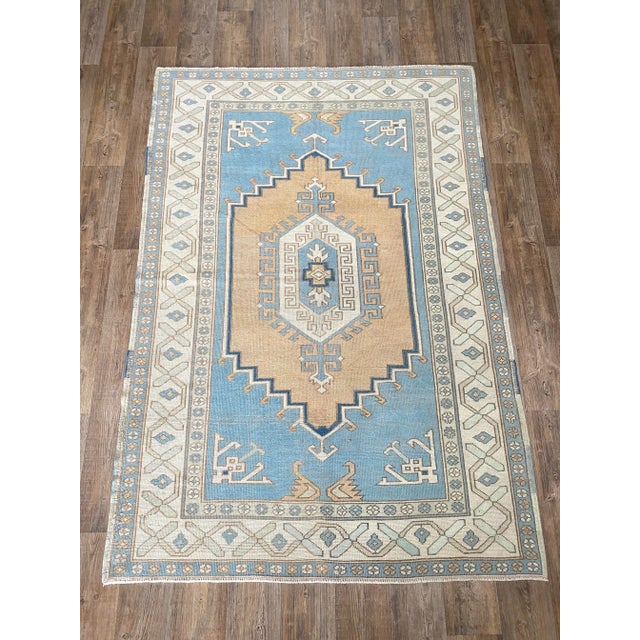 Bellwether Rugs Vintage Oushak - 5'5" X 7'10" For Sale In Los Angeles - Image 6 of 6