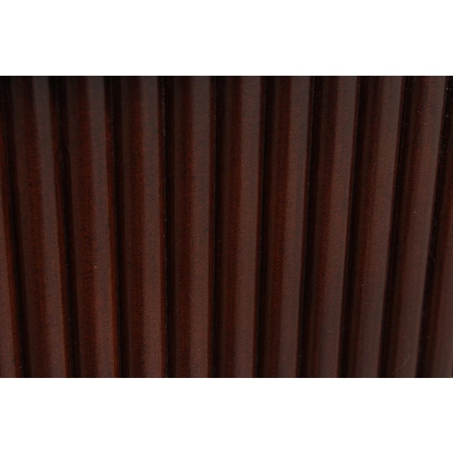 Ethan Allen Avenue Mahogany Oval Coffee Table For Sale - Image 9 of 15